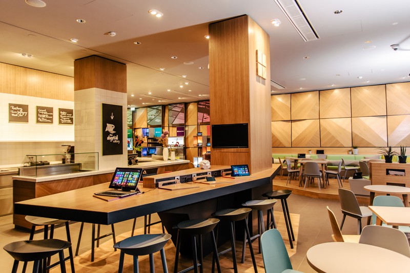 Microsoft Berlin: Cafébereich der Digital Eatery - 1